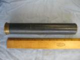 Eley Punt Gun Shell, 9 1/2 Inches Long, 1 3/4 Inches In Diameter, With Protective Leather Case - 3 of 4