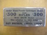 Sealed Box, Eley Bros. London, .300 Rook Rifle Cartridges, Excellent Condition - 2 of 2