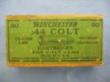 Winchester .44 Colt Center Fire, Sealed Two Piece Box, 50 Cartridges - 1 of 4