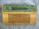 Winchester Model 1886, 20 Round Two Piece Box, 40-82 Rifle Cartridges, All There - 2 of 3