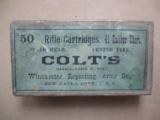 Colt's .41 Caliber Short Center Fire Rifle Cartridges, 50 Rounds, Manufactured by Winchester - 1 of 4