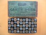 Eley .450-13-225 Centerfire Revolver Cartridges, Very Early Two Piece Box, 50 Rounds, All Original - 5 of 5