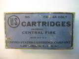 Two Piece Box, .44 Colt Central Fire Cartridges, United States Cartridge Company - 1 of 3