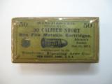 Winchester .30 Caliber Short Rim Fire Metallic Cartridges, All There, All Correct - 1 of 2