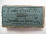 .30 Caliber Short Rim Fire Cartridges, 50 Rounds, The Union Metallic Cartridge Co. - 1 of 5