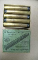 .40 Caliber Winchester Express Single Shot Cartridges, Full & Correct - 2 of 2