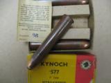 Kynoch .577 Nitro Express Cartridges 5 Rounds, Full & Correct
- 2 of 3