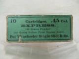 Winchester Express .45 Caliber, 45-125-300, 10 Cartridges, Single Shot Rifle - 3 of 3