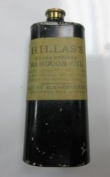 Hillas's Extra Refined Rangoon Oil Tin, Sold By William Evans 63 Pall Mall S.W. London - 1 of 2