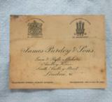 James Purdey & Sons Sample Gun Case Trade Card Label, All Original - 1 of 2