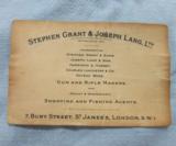 Stephen Grant & Joseph Lang Ltd. Original Gun Case Trade Label
- 1 of 2