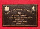 Purdey Matched pair 12 gauge 23626/24452 with included Certificate & Disposition records, historical documents, and trail of possession. - 4 of 13