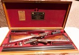 Purdey Matched pair 12 gauge 23626/24452 with included Certificate & Disposition records, historical documents, and trail of possession. - 1 of 20