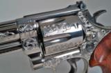 Smith & Wesson Model 29-2, 8 3/8" Nickel "A" Engraved 44mag Pistol, Unfired - 5 of 14