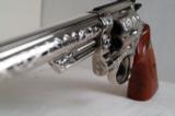 Smith & Wesson Model 29-2, 8 3/8" Nickel "A" Engraved 44mag Pistol, Unfired - 12 of 14