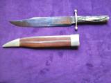 J.Rodgers &sons,10" bladed Bowie,Norfolk St,address - 2 of 3
