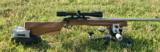 New Custom Anschutz 54 Benchrest rifle, incredible English walnut stock! - 1 of 8