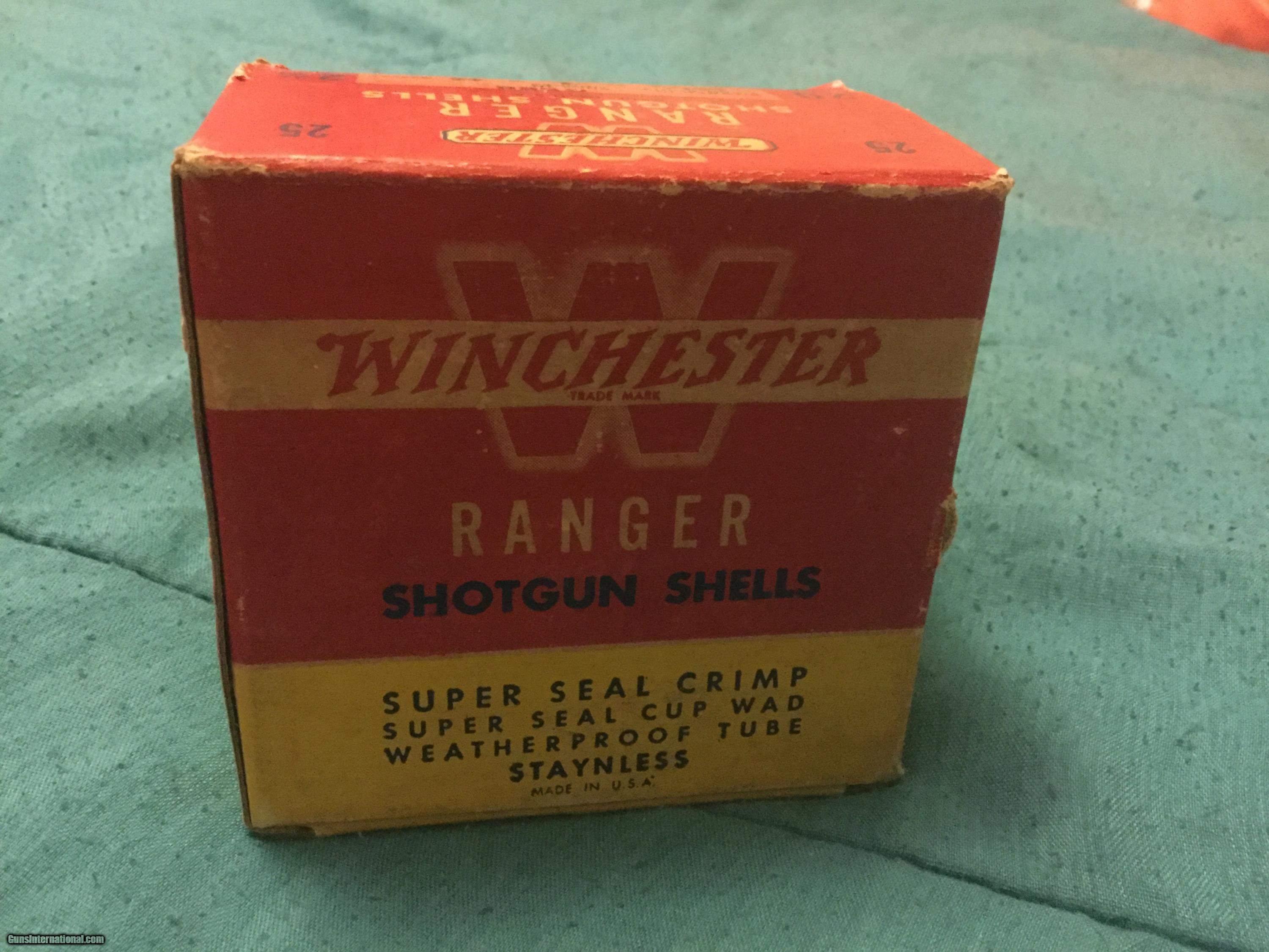 Winchester,Ranger shot shells,20 gauge,2.5 dram,1oz,8 shot