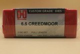 Hornady "Custom Grade" 6.5 Creedmoor FL Rifle Die Set - NIB #546289