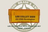 Lee 22-250 REM neck collet Die Set (New)  #90708
