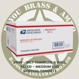 9mm Brass - Wet Tumbled & Roll Sized - Medium Box Special (3000+) FREE SHIPPING