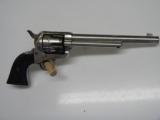 Rare and Desirable Nickel Plated Colt Single Action Army Chambered in 22 Rimfire w/ Factory Letter - 1 of 15