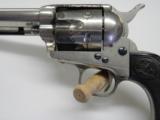 Rare and Desirable Nickel Plated Colt Single Action Army Chambered in 22 Rimfire w/ Factory Letter - 7 of 15