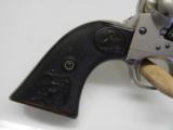 Rare and Desirable Nickel Plated Colt Single Action Army Chambered in 22 Rimfire w/ Factory Letter - 2 of 15