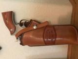 Custom holster (LEFTY) from El Paso Saddlery for large frame revolver or pistol - 1 of 2