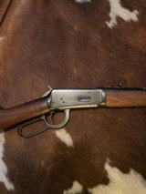 WINCHESTER MODEL 94 "PRE-64" LEVER ACTION .30-30, LONG FOREARM - 4 of 15