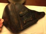Luger/Walther P38 WW2 era vintage 1940 holster w/Hansromer markings - 5 of 13