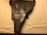 Luger/Walther P38 WW2 era vintage 1940 holster w/Hansromer markings - 7 of 13