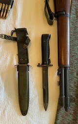 Springfield M1 Garand 30.06 Rifle with extras Bayonet, Scabbard, 240 Rounds, 30 clips, Sling, Military Collectibles - 13 of 15