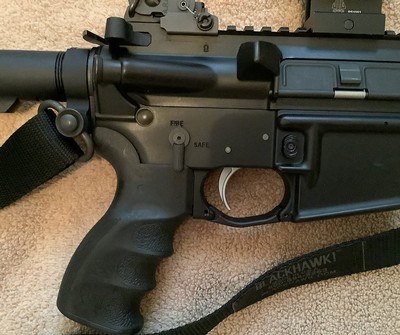 FULTON ARMORY FAR15 5.56x45mm complete chrome lined HBAR16''bbl many upgrades/extras low serial # - Image 3 of 7