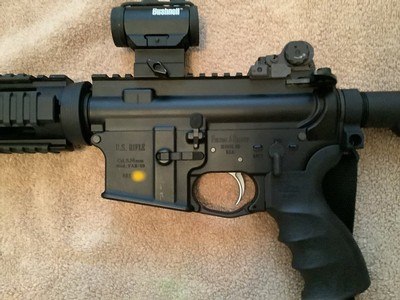 FULTON ARMORY FAR15 5.56x45mm complete chrome lined HBAR16''bbl many upgrades/extras low serial # - Image 2 of 7