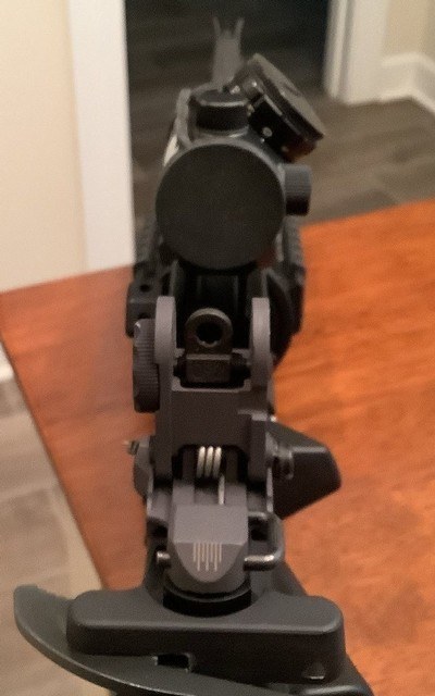 FULTON ARMORY FAR15 5.56x45mm complete chrome lined HBAR16''bbl many upgrades/extras low serial # - Image 4 of 7