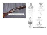 Bozard and Co. Damascus-barreled Sidelock Ejector 12-bore game gun with recent reproof - 1 of 2