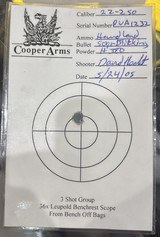 Cooper Arms Model 22 - .22-250 Synthetic Stock w/24