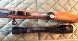 Krieghoff Mauser 7x57 Double Set TriggersHensoldt-Wetzlar Scope 1954 Import w/Paper - 6 of 11