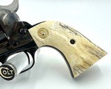 Colt SAA .45 Removable Cylinder Bushing4 3/4 Barrel ***Giraffe Bone Grips*** - 5 of 6
