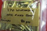 LOT OF 80 CAL. 270 WINCHESTER ONCE FIRED R.P. CASES - 2 of 4