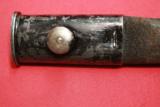 British model 1907 07 Black Leather Scabbard w/painted metal ends - 5 of 7