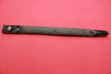 British model 1907 07 Black Leather Scabbard w/painted metal ends - 1 of 7