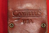 US M3 Camillus WW2 Fighting Knife with M8 Leather Camillus Scabbard - 4 of 6