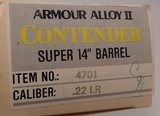 Thompson Center CONTENDER barrel ARMOR ALLOY 22 LR SUPER 14 - 2 of 6