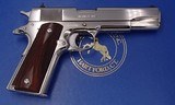 Colt CUSTOM SHOP pair 1991A1 consecutive serial numbers HIGH POLISH stainless 1911 - 7 of 9