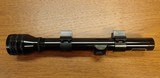 REDFIELD Gunsight Co. 2 3/4 X Rifle Scope with Weaver Rimfire Rings MINTY vintage POST & CROSSHAIR - 4 of 14