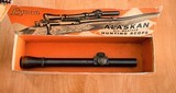 Lyman Alaskan 2.5X Rifle Scope Buehler 7/8 Rings Box Vintage Pre 64 - 1 of 9