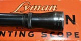 Lyman Alaskan 2.5X Rifle Scope Buehler 7/8 Rings Box Vintage Pre 64 - 7 of 9