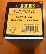 new Burris Fullfield II 3-9x40 Ballistic Plex Matte - 3 of 6